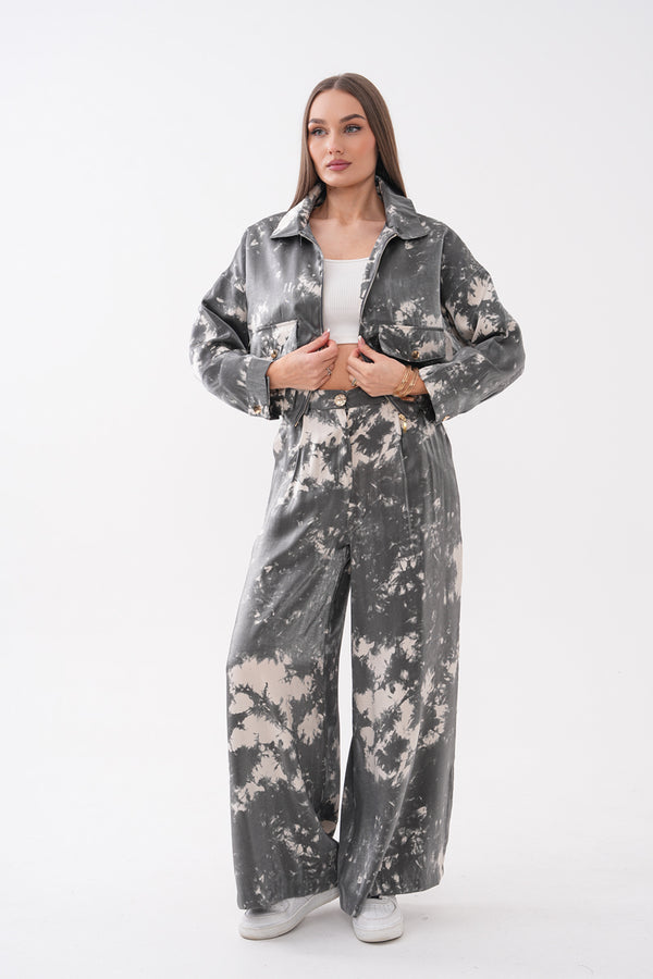 Çok Renkli Saten Takım