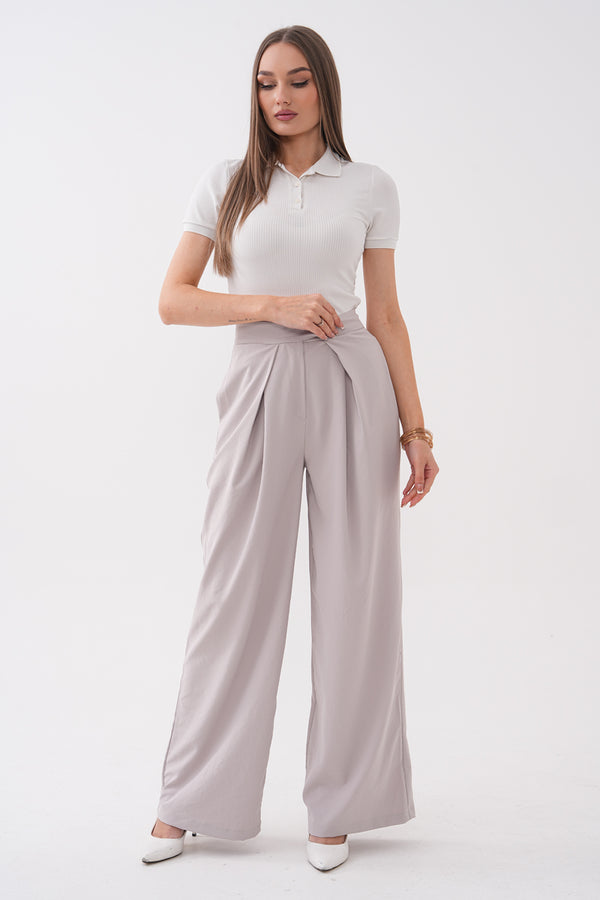 Taş Rengi Palazzo Pantolon