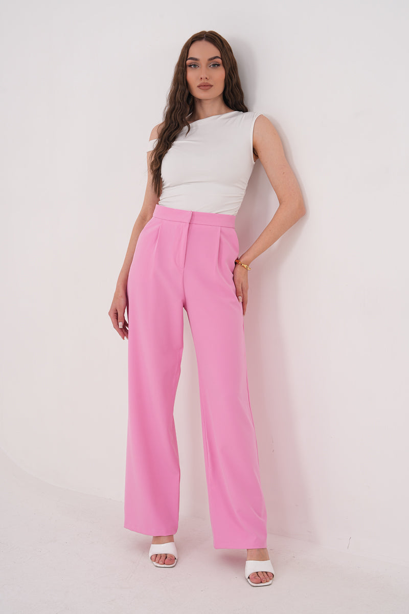Pembe Palazzo Pantolon