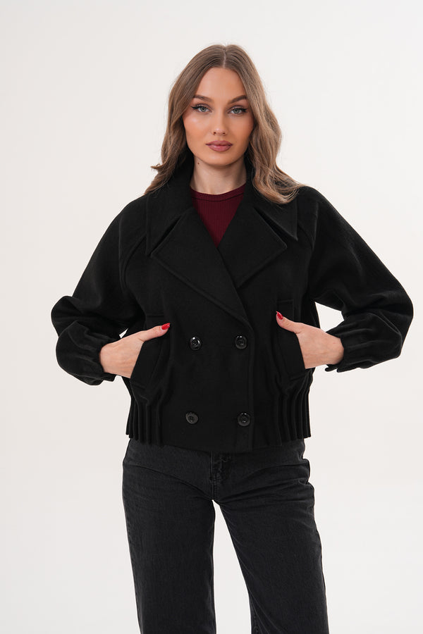 M.MODEL SİYAH KISA KAŞE KABAN