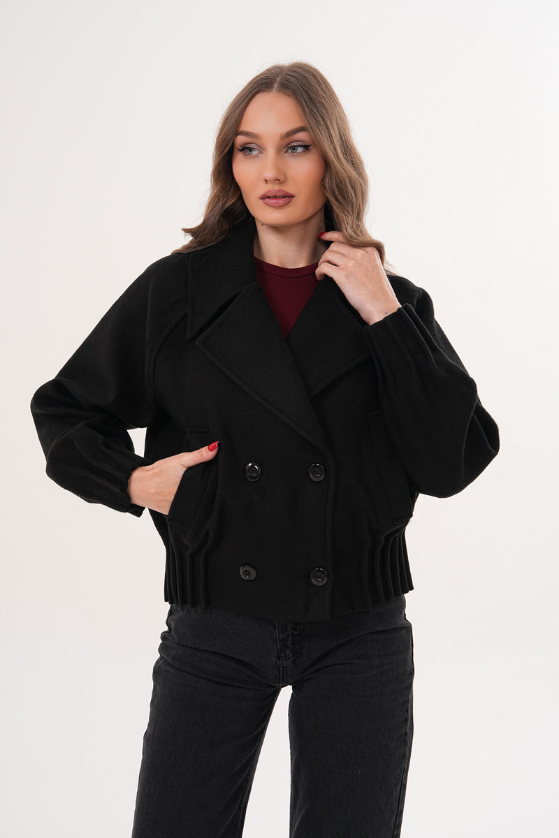 M.MODEL SİYAH KISA KAŞE KABAN