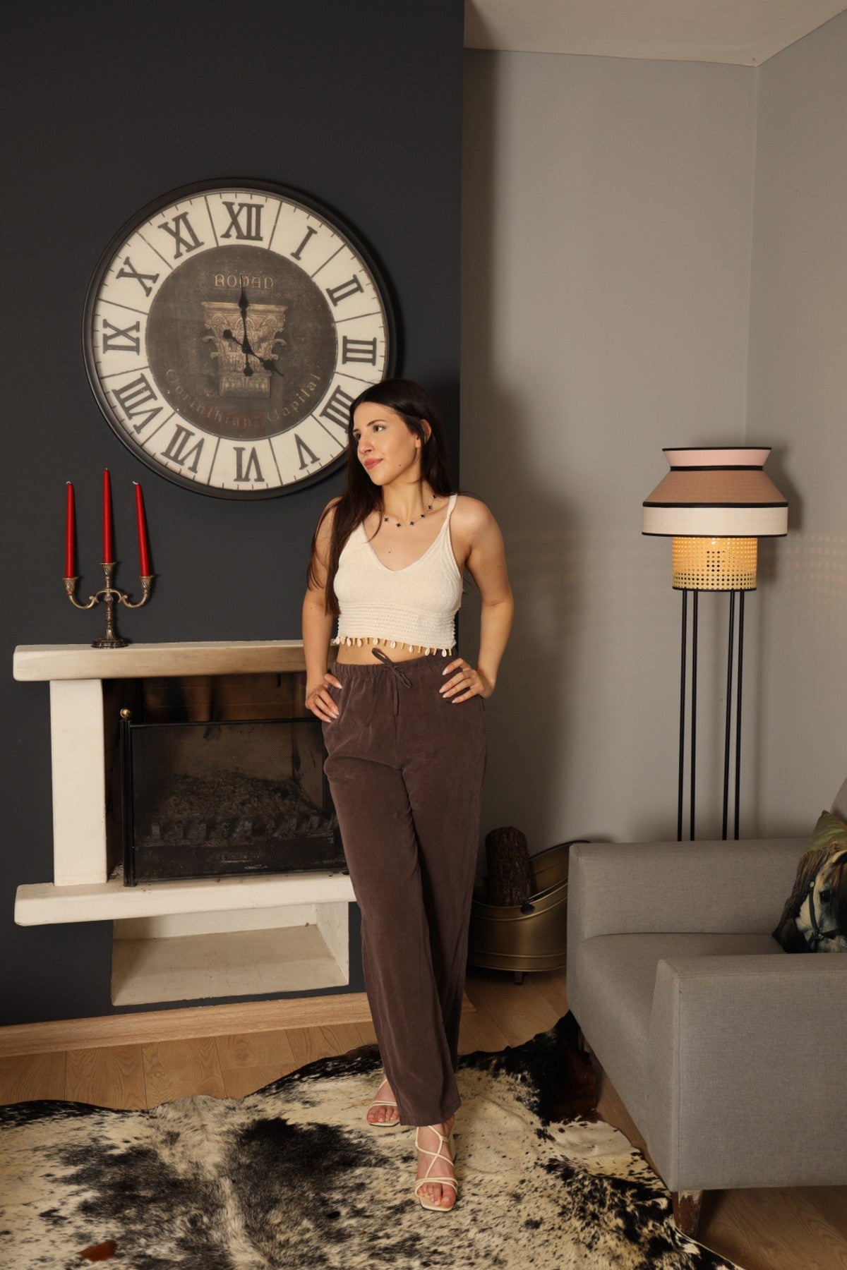 Ekru Deniz Kabuğu Detaylı Büstiyer