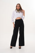 Siyah Palazzo Pantolon