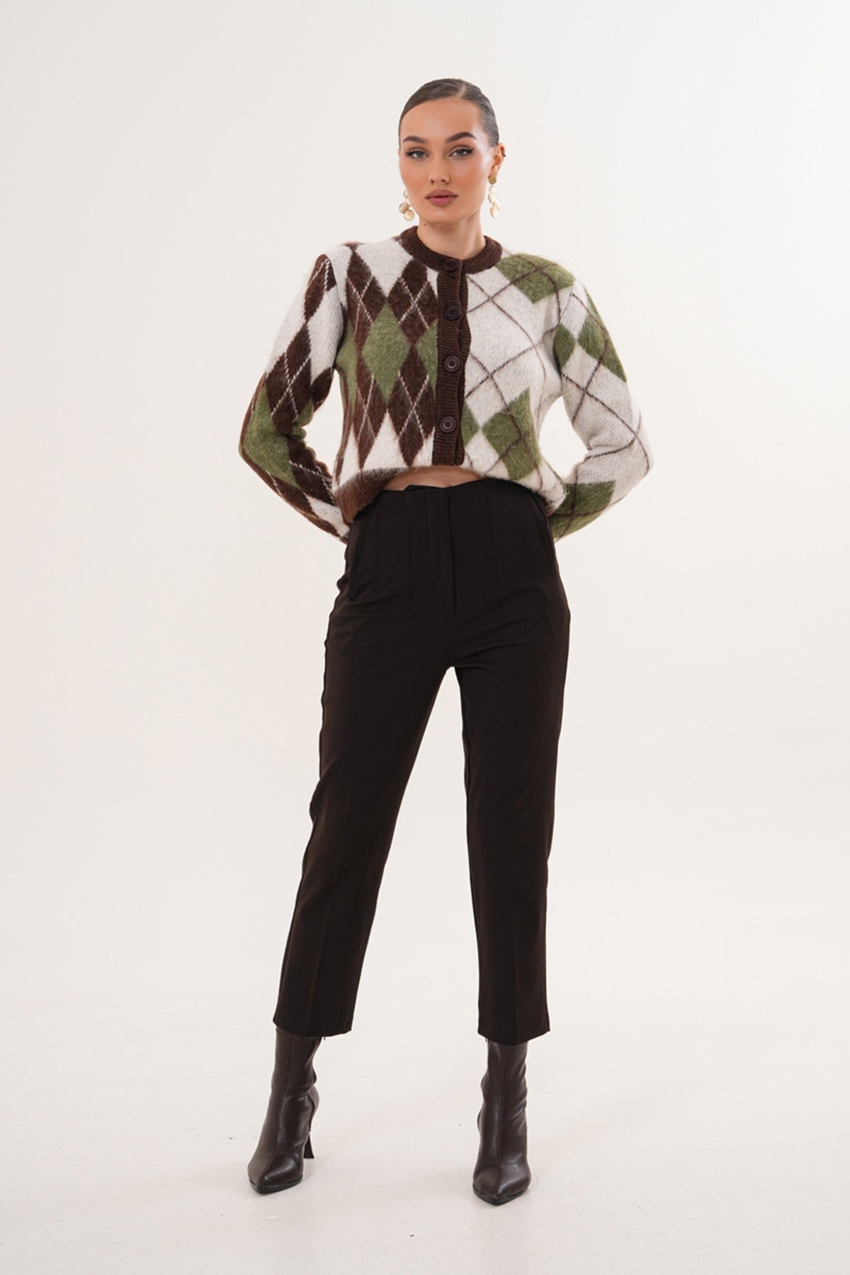 Kahverengi Havuç Pantolon