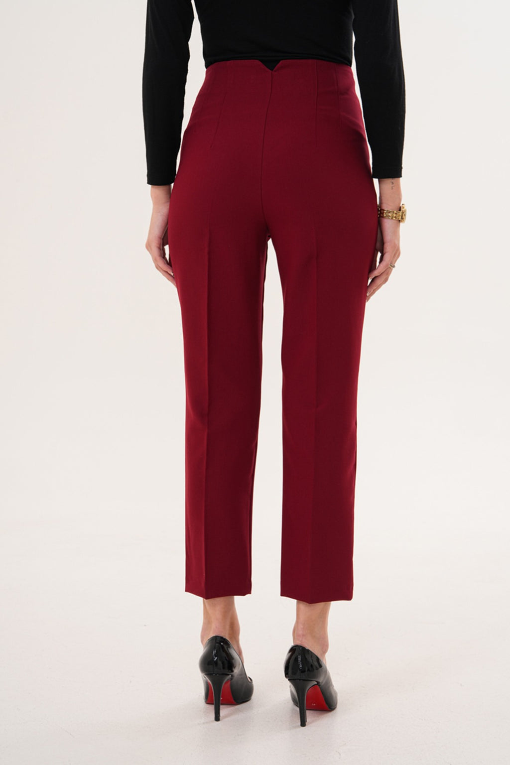 Bordo Havuç Pantolon